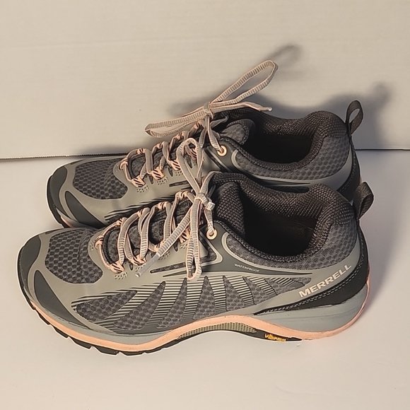 Merrell Gray and Pink Athletic Shoes - Picture 3 of 8